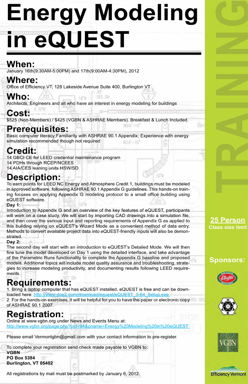 Energy Modeling in eQUEST